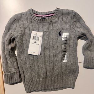 New Gray Baby polo ralph lauren sweater.